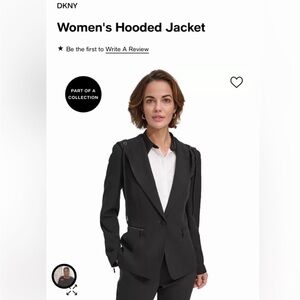 Dkny hooded jacket